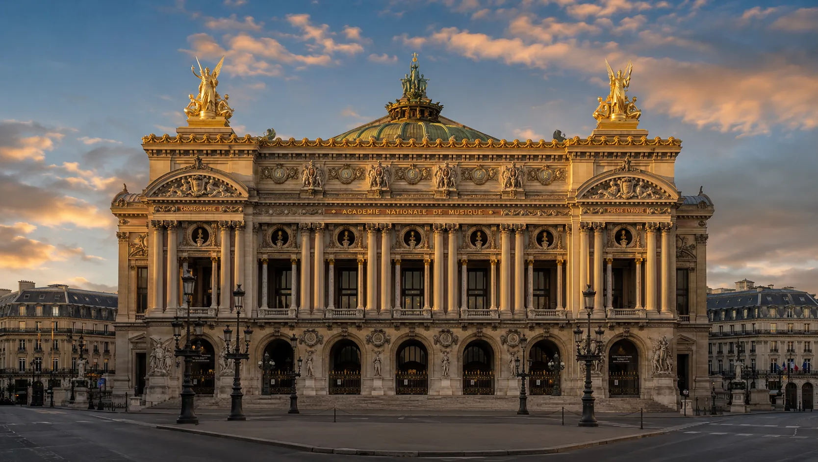 image de l'Opéra Garnier en exterieur